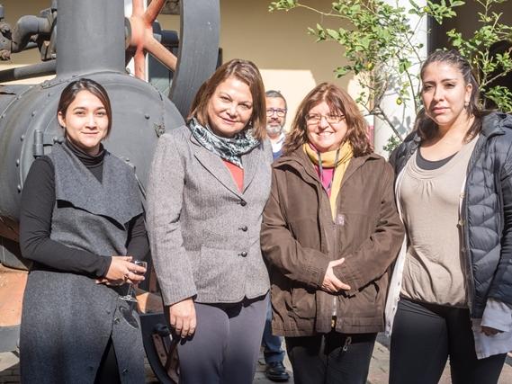 Natalie Aros, Marta López, Marcela Torres y Alejandra Mundaca